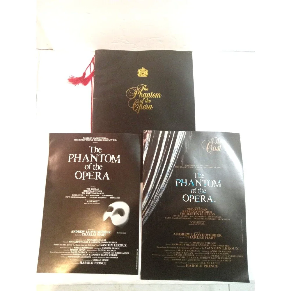 VTG Phantom of the Opera Souvenir Program w/Inserts